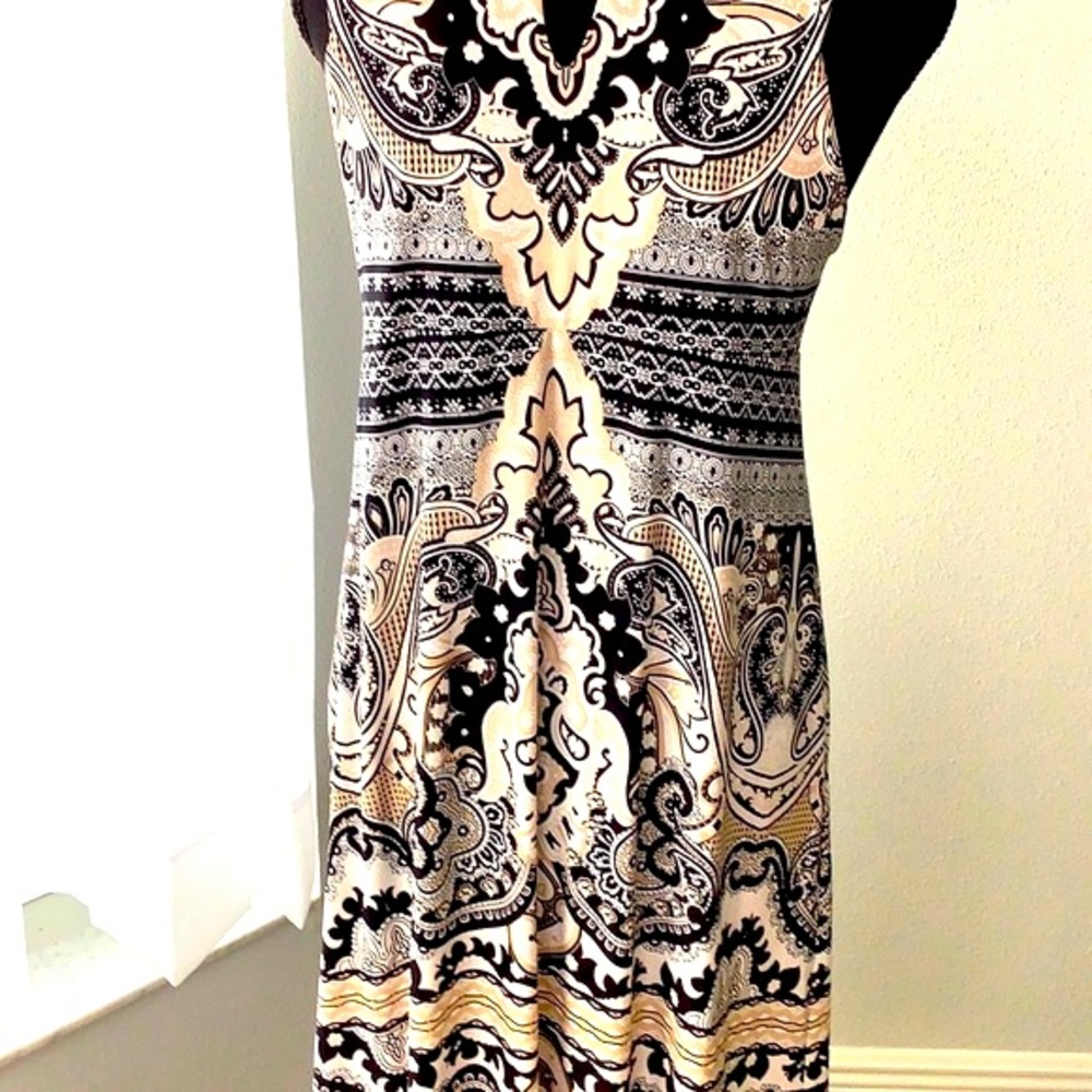 I.N.C. Sleeveless Handkerchief Hem Maxi Dress Petite Large!
